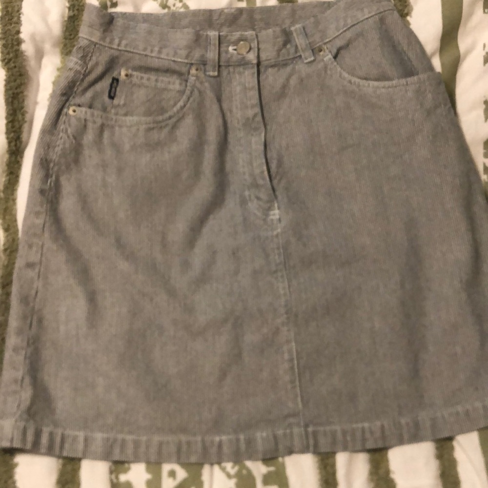 Lauren navy and white stripes skirt 🌸